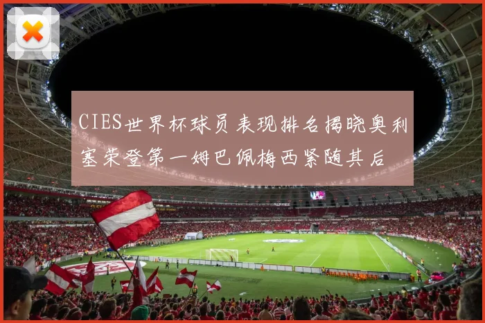 CIES世界杯球员表现排名揭晓奥利塞荣登第一姆巴佩梅西紧随其后